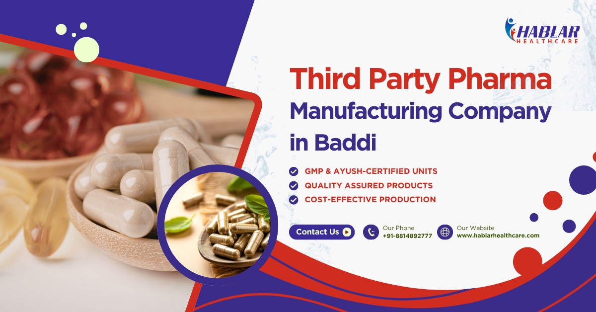third party pharma manufacturing company in Baddi