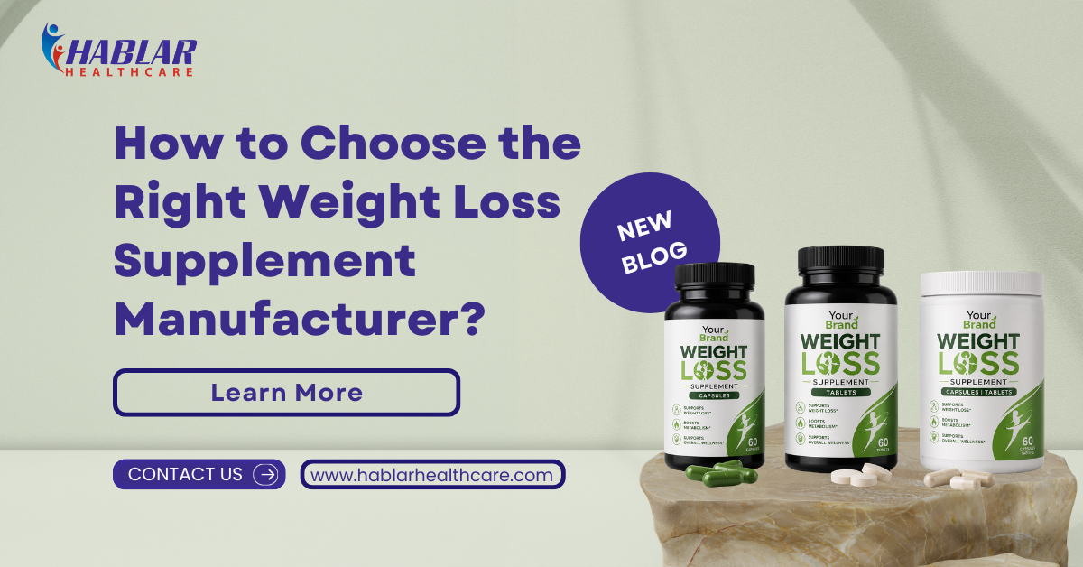 Weight loss supplement manufacturers