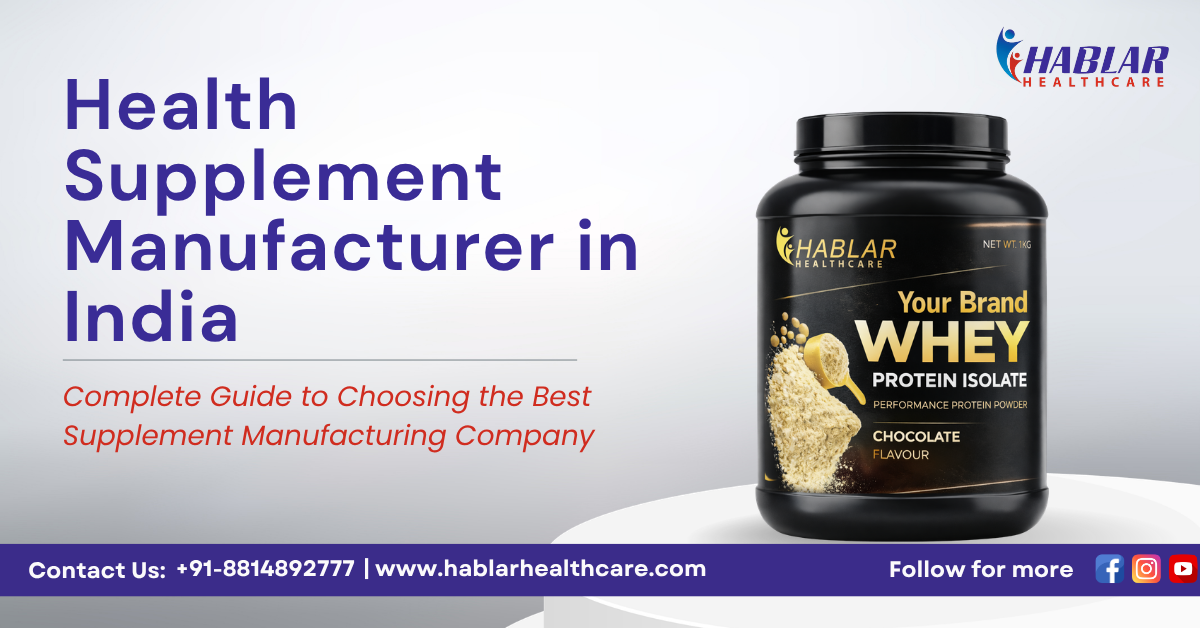 health supplement manufacturer in India