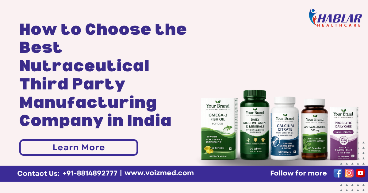 best nutraceutical third party manufacturing company in India