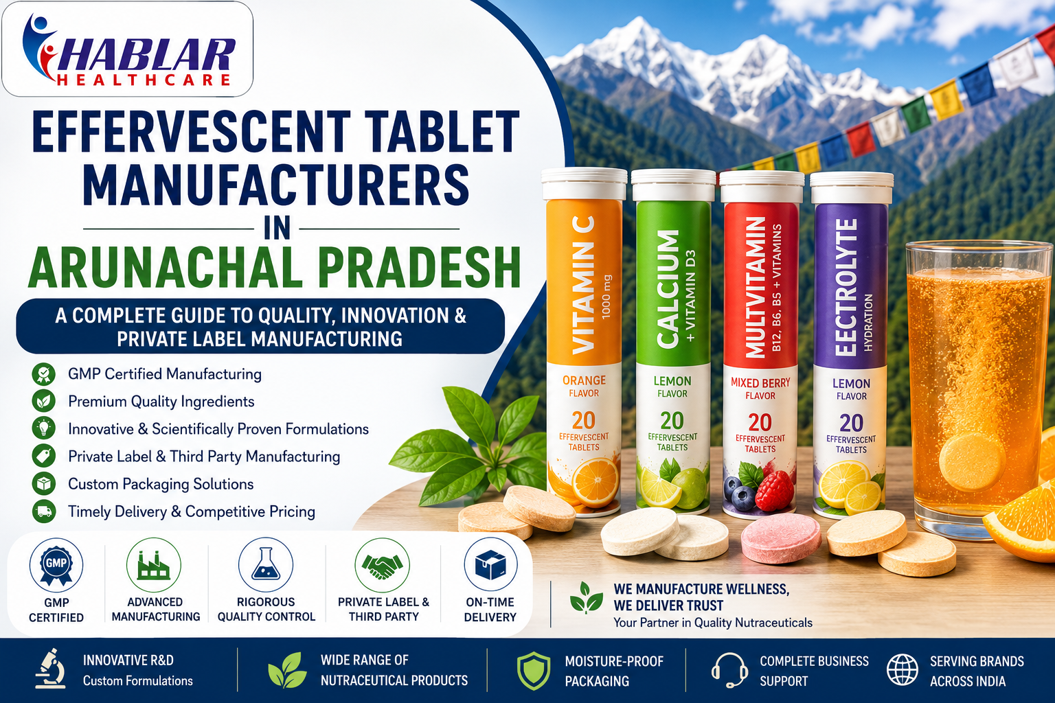 effervescent tablet manufacturers in Arunachal Pradesh