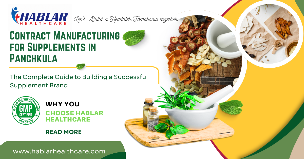 contract manufacturing for supplements in Panchkula