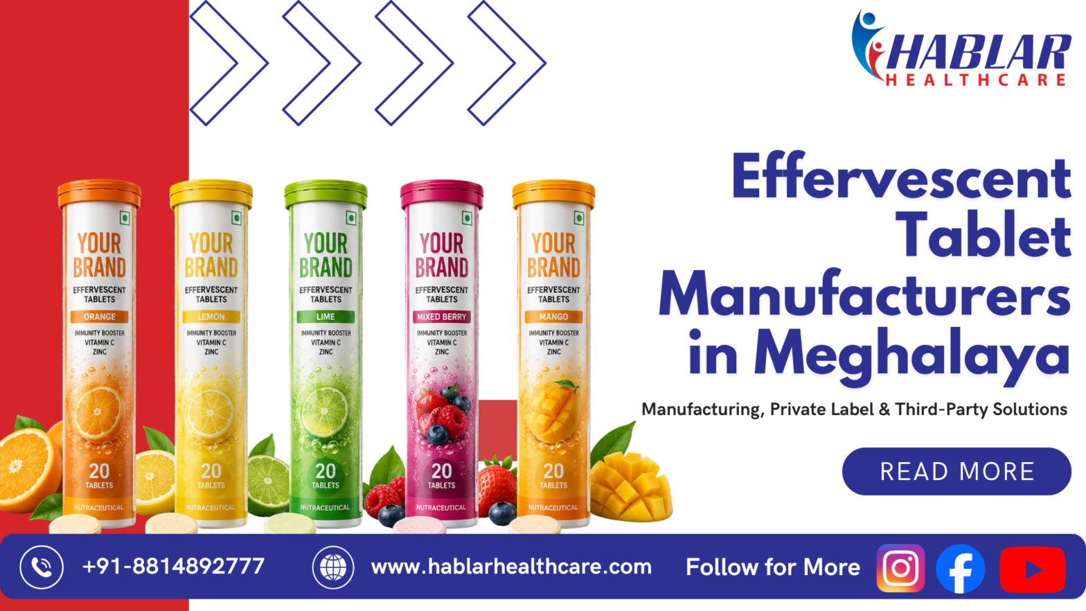 effervescent tablet manufacturer in Meghalaya
