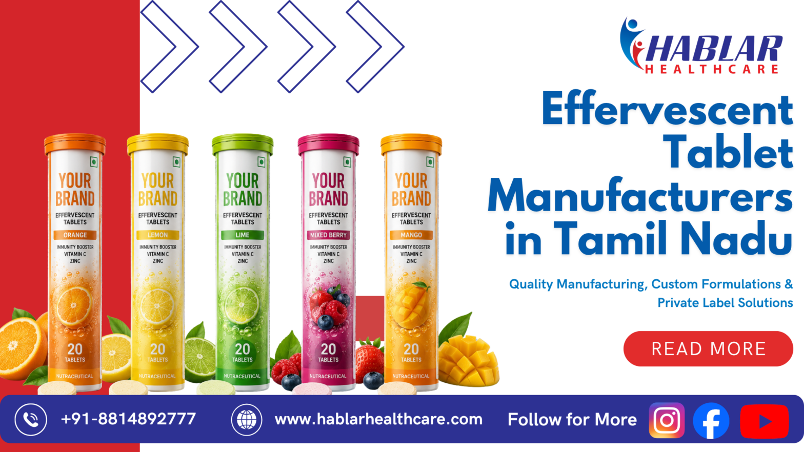 effervescent tablet manufacturers in Tamil Nadu