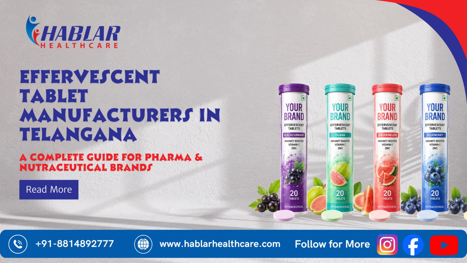Effervescent Tablet Manufacturer in Telangana