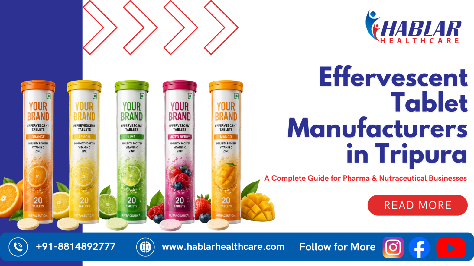 effervescent tablet manufacturers in Tripura