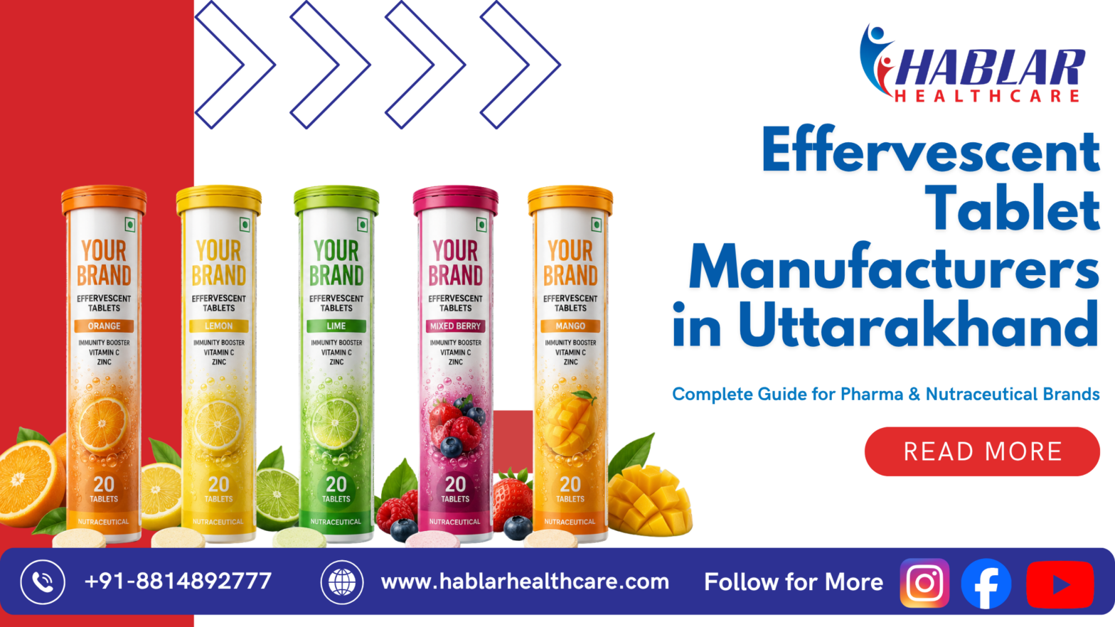 Effervescent Tablet Manufacturers in Uttarakhand