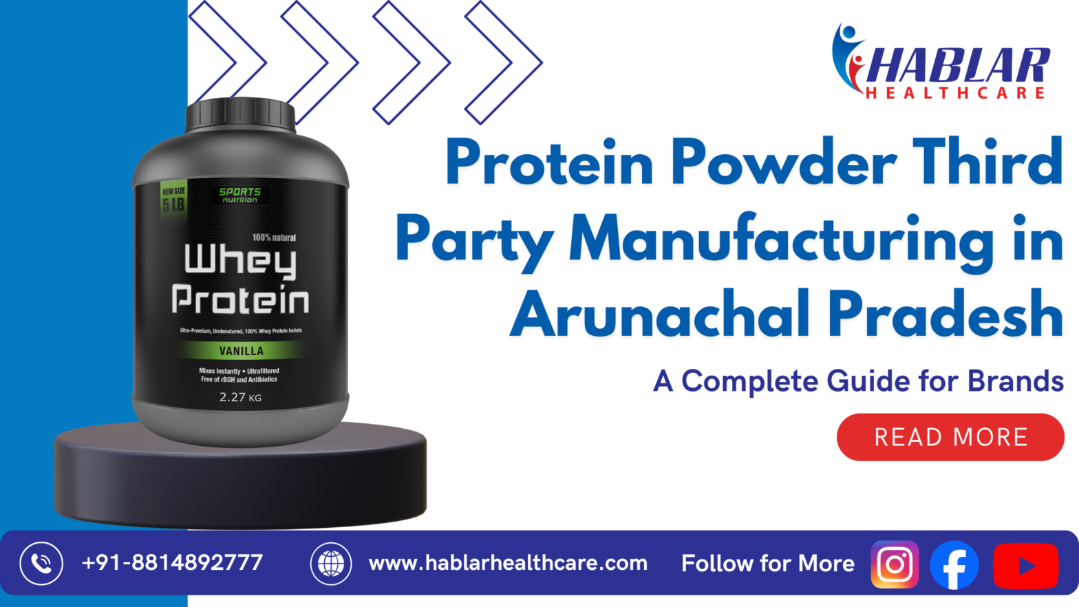 protein powder third party manufacturing in Arunachal Pradesh