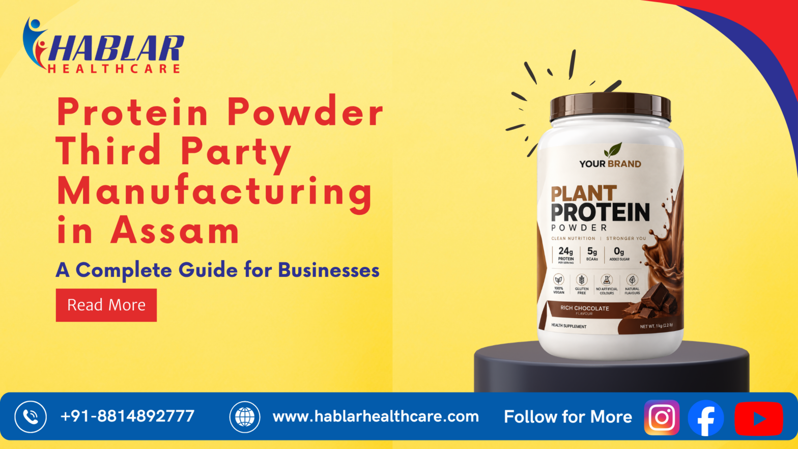 protein powder third party manufacturing in Assam